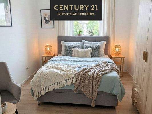 Virtuell modernisierte Schlafzimmer