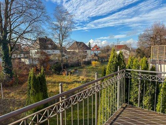 Aussicht vom Balkon