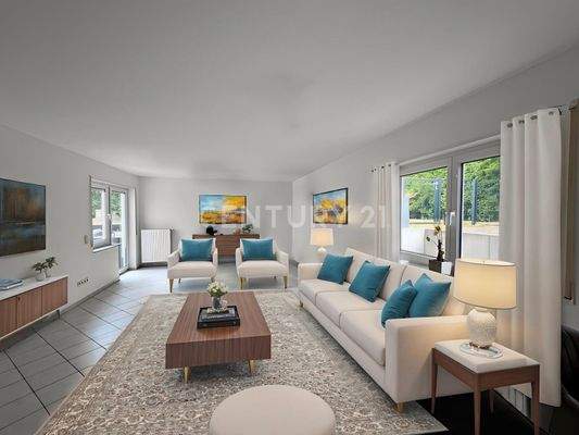 Wohnen-Essen-ELW - Einrichtungsbeispiel