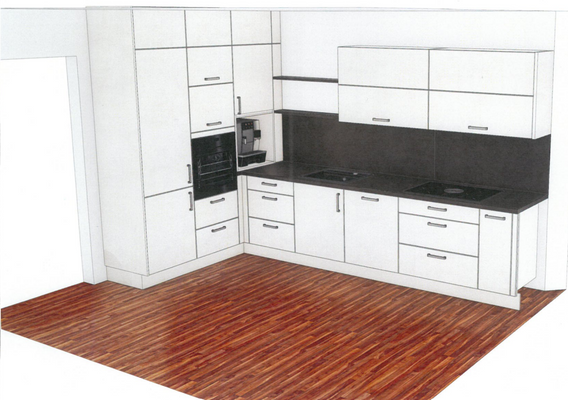 Visualisierung Küche 