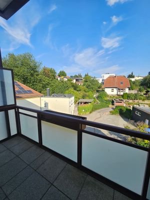 Blick vom Balkon