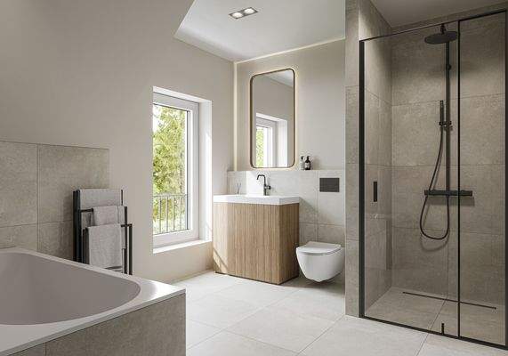 Badezimmer OG Visualisierung