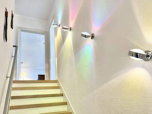 Treppe zum Obergeschoss