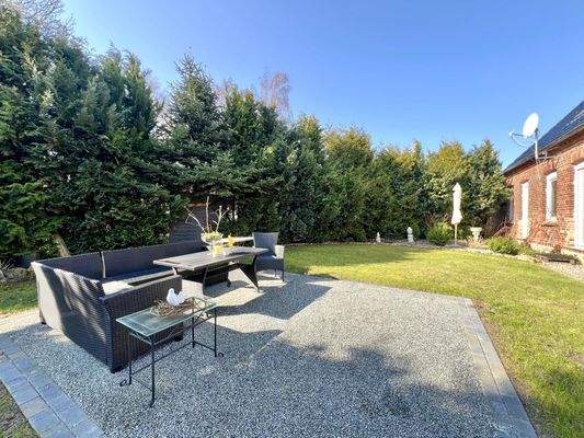 Die sonnige Terrasse