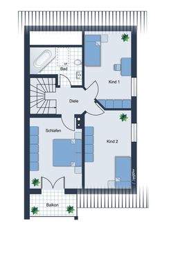 Grundriss Dachgeschoss