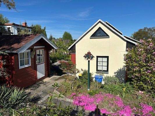 seitliche Hausansicht