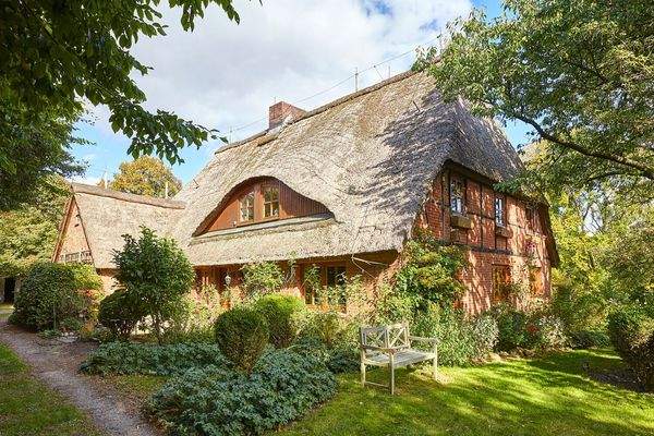 Bauernhaus unter Reet