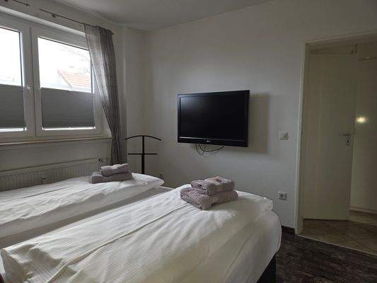 TV im Schlafzimmer Erdgeschoss