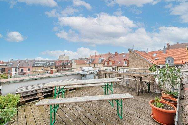 Terrasse Wohnung 4 OG