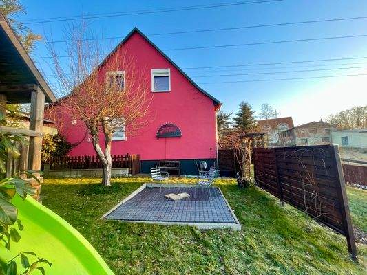 Hausanischt, Garten Westseite