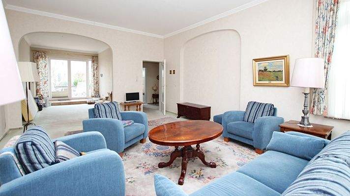 Wohnzimmer - Hochparterre-Wohnung