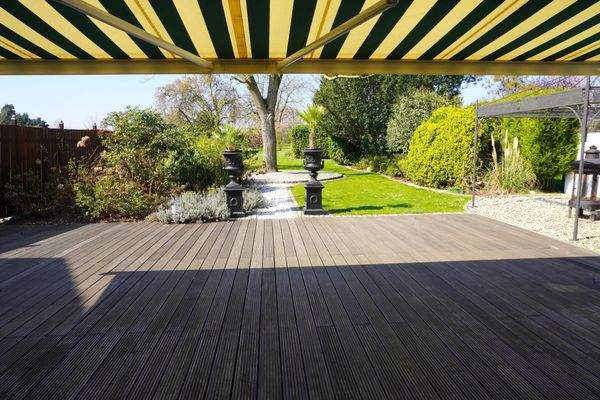 Terrasse Blick Garten