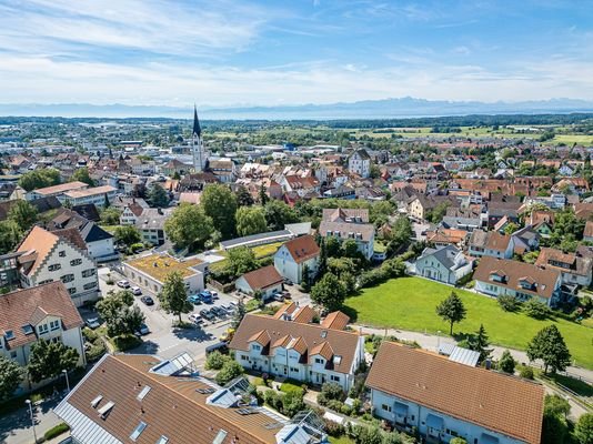 Leicht erhöhte stadtnahe Wohnlage mit Grün