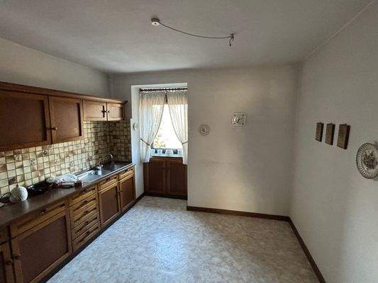 Küche im Dachgeschoss