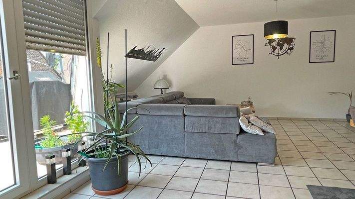 Wohnbereich im Dachgeschoss