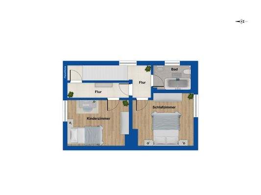 Grundriss Obergeschoss