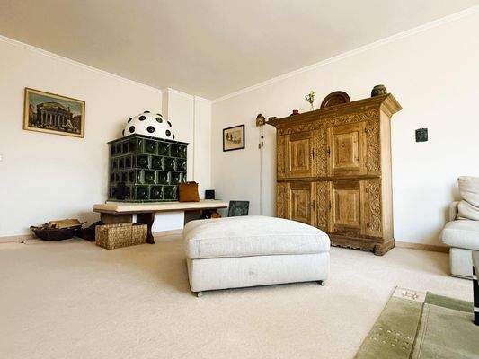 ... mit Kachelofen und