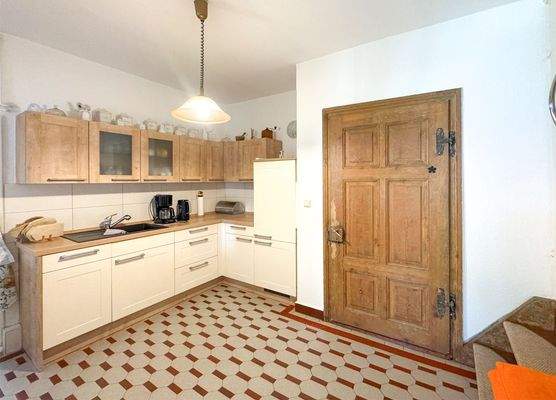 Auch die Küche hat Charme...