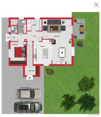 Grundriss Erdgeschoss