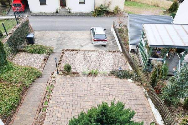 Blick Terrassen/Stellplätze