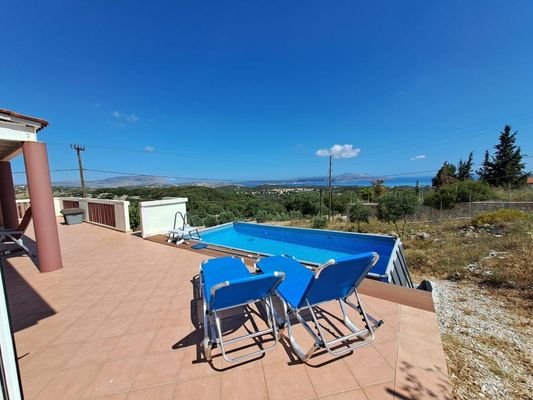 Kreta, Vamos: Residenz mit wunderschönem Meerblick und Bergblick zu verkaufen