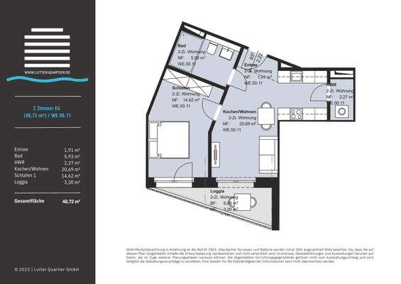 Wohnung 11 Lutter-Quartier