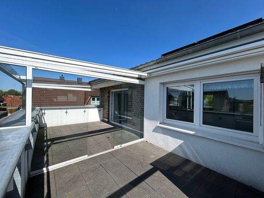 Dachterrasse Teileinfassung