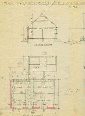 Grundriss EG, Querschnitt