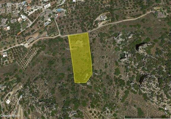 Kreta, Istro: Grundstück mit Rohbau nahe am Meer zu verkaufen