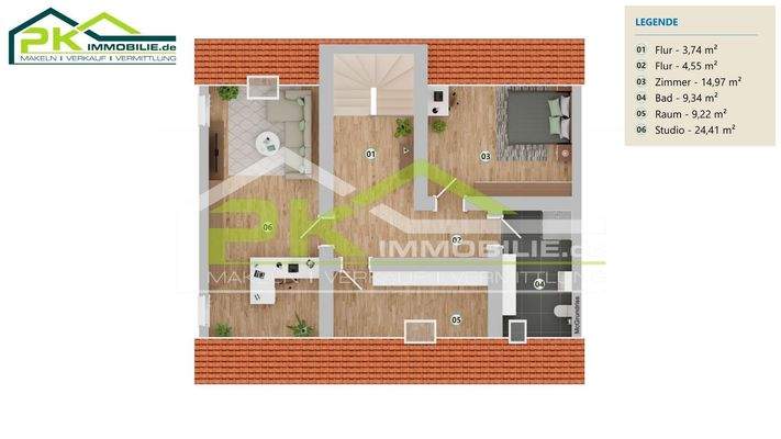 Grundriss Dachgeschoss