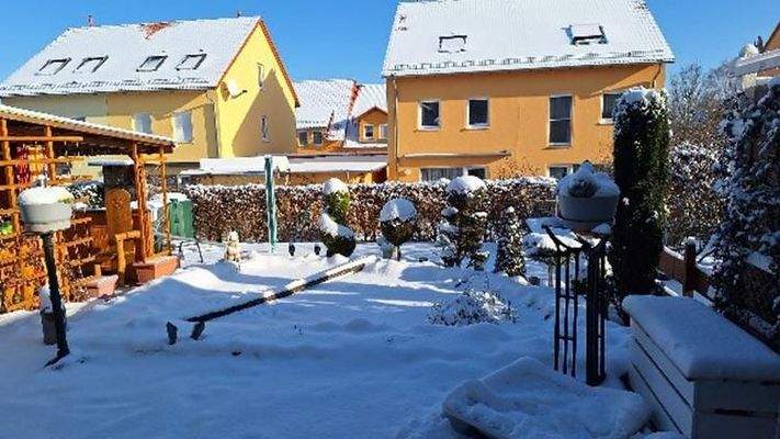 Garten im Winter