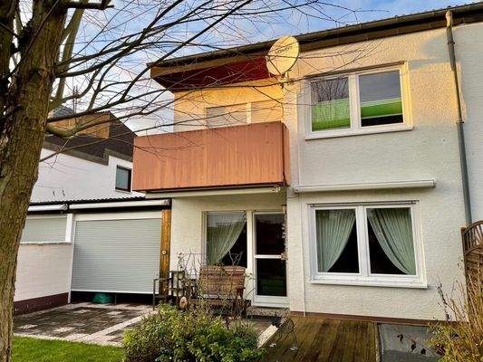 Rückseite der Immobilie