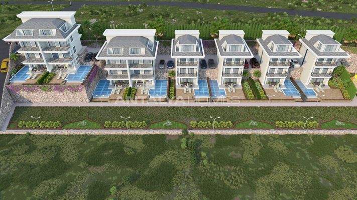 Elegant Houses with Private Pool and Garden in Alanya