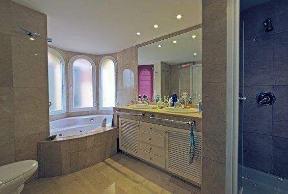 Penthouse zu vermieten, Dachterrasse mit Meerblick, Son Verí Nou, Llucmajor.