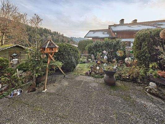 Terrasse mit Bergblick