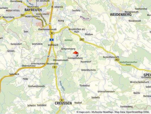 Geolyzer Kartenausschnitt