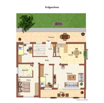 Grundriss Erdgeschoss
