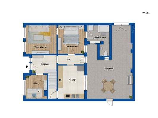 Erdgeschoss Haupthaus