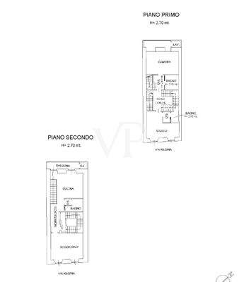 Grundriss Erster &amp; Zweiter Stock