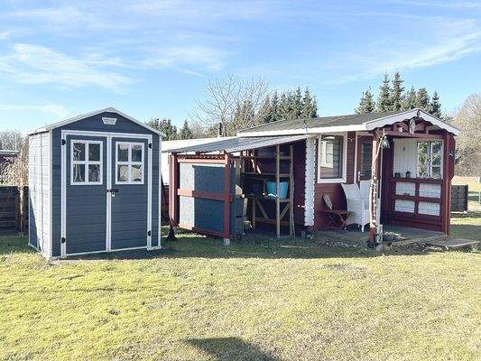 Gerätehaus und Gartenhaus