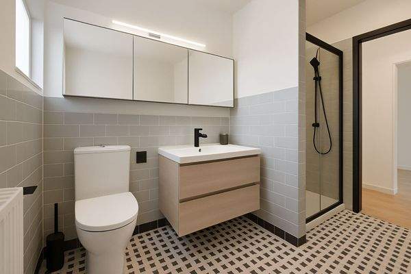 KI generiertes Beispielbild Badezimmer