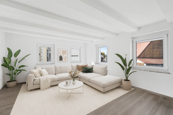  3-Zimmer-Wohnung | Wohnbereich | virtuelle Darstellung