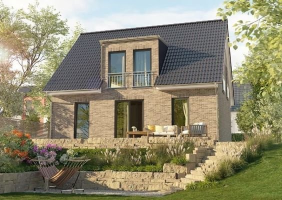 Einfamilienhaus-Flair-125-Garten-Hang-Klinker