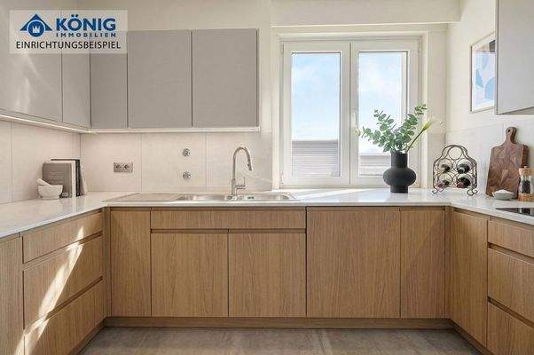 Küche Haupthaus gestagt