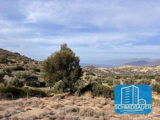 Kreta, Triopetra: Atemberaubendes Grundstück mit Baugenehmigung zu verkaufen