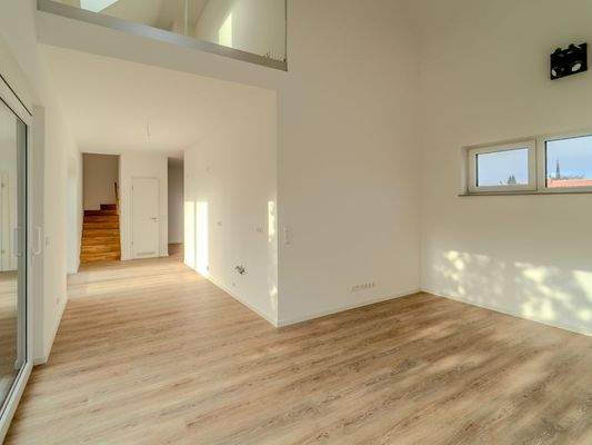 Wohnzimmer mit Galerie