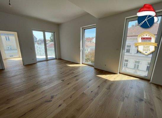 Wohnzimmer, Parkett, 36 m²