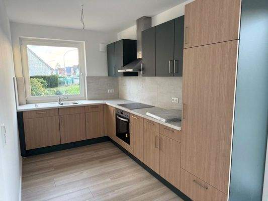 offene moderne Einbauküche