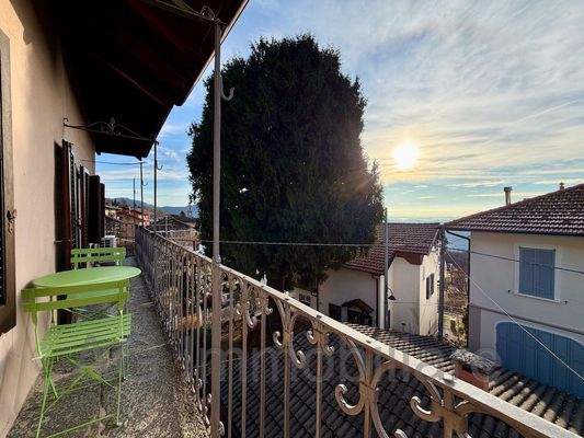 Blick vom Balkon im zweiten Stock