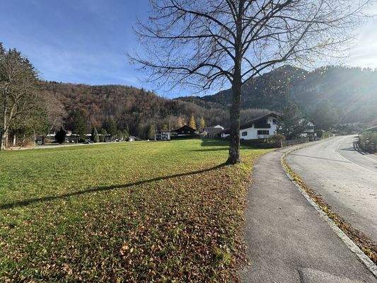 Anfahrt zum Grundstück